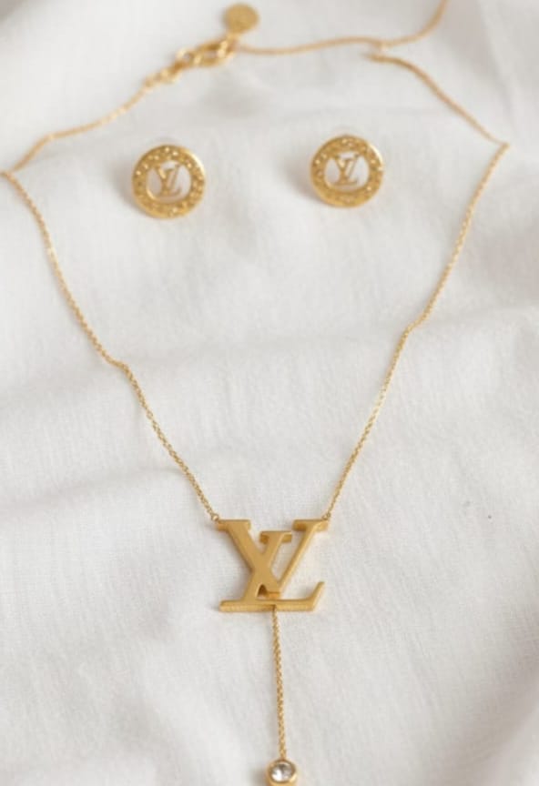 Louis Vuitton(LV) Pendant & Earing Set