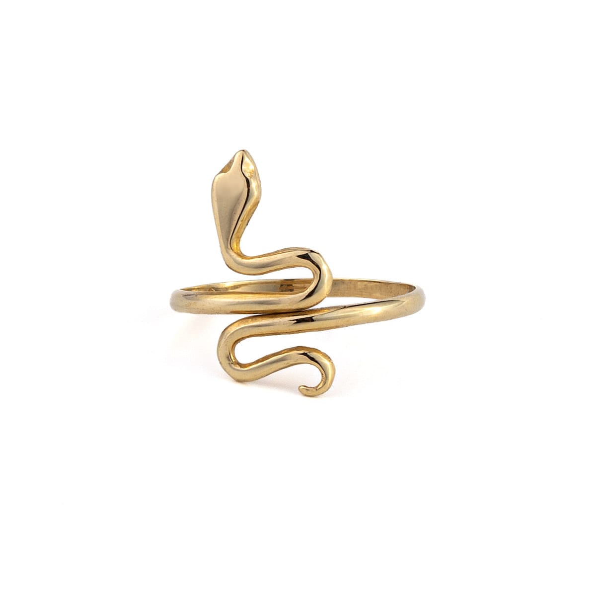 Snake Cuff Bangle Bracelets & Ring for Women - 18K Gold, Silver, Rose Gold Plated